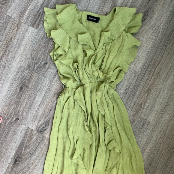 MINKPINK Mini Dress in Green - Picture 2 of 2